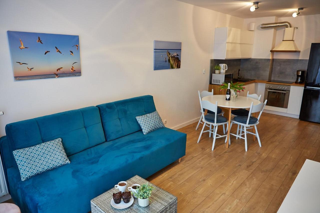 Apartamentyprzymorzu Baltycki Z Miejscem Postojowym I Ogrodkiem Kolobrzeg Exterior photo